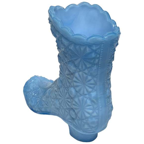 Daisy Button High Top Boot Shoe Boyd Glass 1998 Alpine Blue - Picture 2 of 16